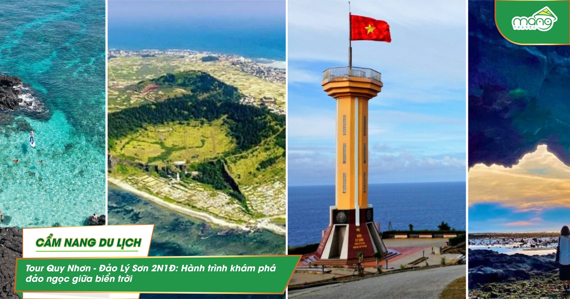 Tour Quy Nhơn - Đảo Lý Sơn 2N1Đ: Hành trình khám phá đảo ngọc giữa biển trời