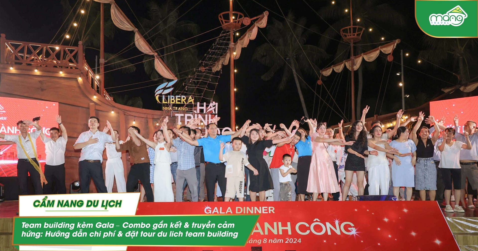 Team building kèm Gala – Combo gắn kết & truyền cảm hứng: Hướng dẫn chi phí & đặt tour du lich team building chuyên nghiệp