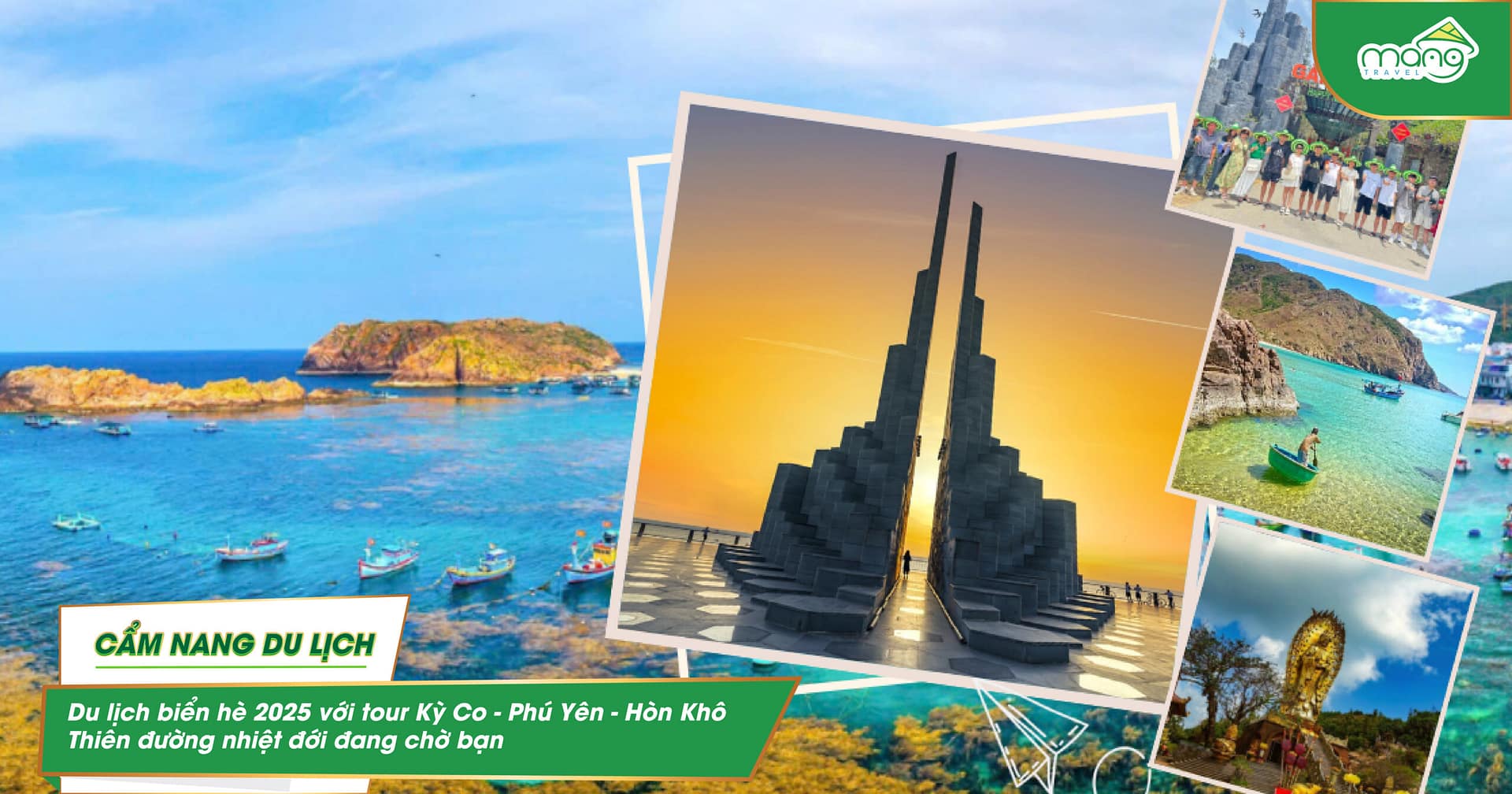 Du lịch biển hè 2025 với tour Kỳ Co - Phú Yên - Hòn Khô: Thiên đường nhiệt đới đang chờ bạn
