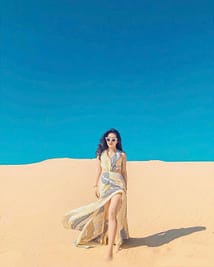 Đồi cát Phương Mai trong kỳ du lịch ngày lễ