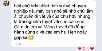Feedback đáng yêu của khách hàng Măng Travel