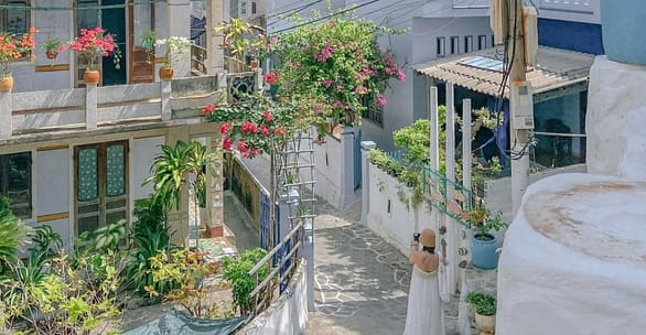 Làng chài du lịch ngày lễ